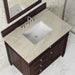 James Martin Brittany 36 Inch Single Vanity in Burnished Mahogany With Tajnar Eclos Top