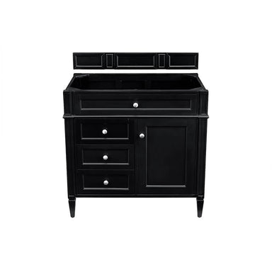 James Martin Brittany 36" Single Vanity Black Onyx Cabinet Only