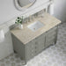 James Martin Brittany 48 Inch Single Vanity in Urban Gray With Tajnar Eclos Top