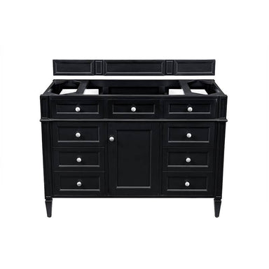 James Martin Brittany 48" Single Vanity Black Onyx Cabinet Only