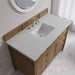 James Martin Brittany 48" Single Vanity in Pecan With Lime Delight Silestone Top