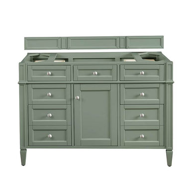 James Martin Brittany 48" Single Vanity Smokey Celadon Cabinet Only