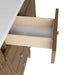 James Martin Brittany 60" Double Vanity in Pecan With Soft Close Undermount Drawer Slides