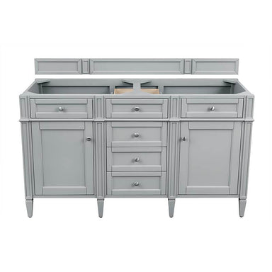 James Martin Brittany 60" Double Vanity Urban Gray Cabinet Only