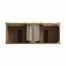 James Martin Brittany 60 Inch Double Vanity in Pecan Top View