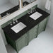 James Martin Brittany 60 Inch Double Vanity in Smokey Celadon With Phantome Eclos Top