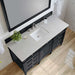 James Martin Brittany 60 Inch Single Vanity in Black Onyx Siberian Silestone Top