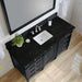 James Martin Brittany 60" Single Vanity in Black Onyx Phantome Eclos Top
