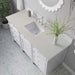 James Martin Brittany 60" Single Vanity in Bright White With Siberian Silestone Top
