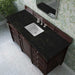 James Martin Brittany 60" Single Vanity in Burnished Mahogany With Phantome Eclos Top