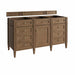 James Martin Brittany 60" Single Vanity in Pecan Cabinet Only