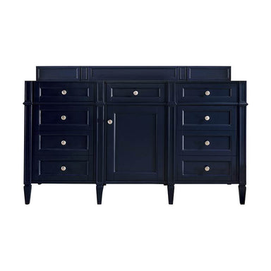 James Martin Brittany 60" Single Vanity Victory Blue Cabinet Only