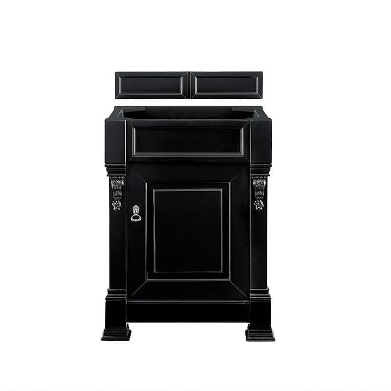 James Martin Brookfield 26" Single Vanity in Antique Black Cabinet Only