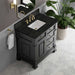 James Martin Brookfield 36" Single Vanity in Black Onyx With Phantome Eclos Top