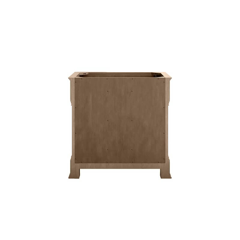 James Martin Brookfield 36" Single Vanity in Pecan Back View