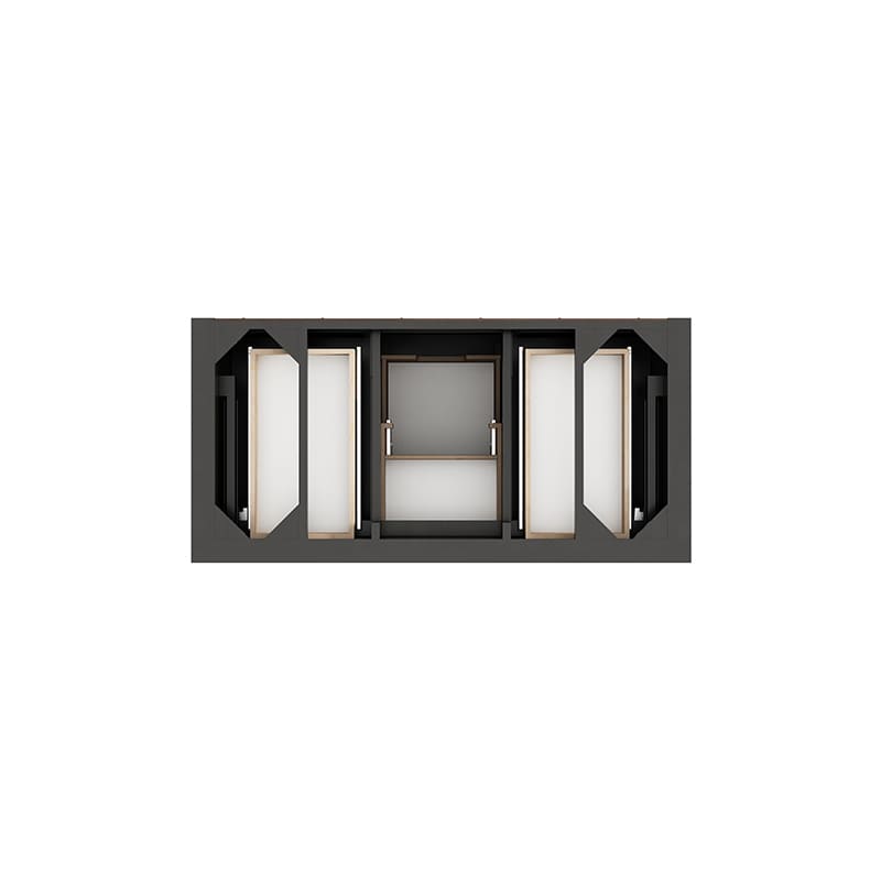 James Martin Brookfield 48 Inch Single Vanity in Black Onyx Top View