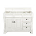 James Martin Brookfield 48" Single Vanity Bright White Cabinet Only