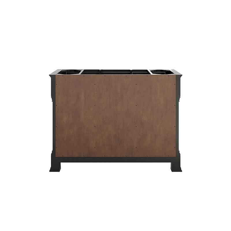 James Martin Brookfield 48" Single Vanity in Black Onyx Back View