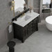 James Martin Brookfield 48" Single Vanity in Black Onyx With Ethereal Noctis Silestone Top