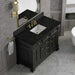 James Martin Brookfield 48" Single Vanity in Black Onyx With Phantome Eclos Top