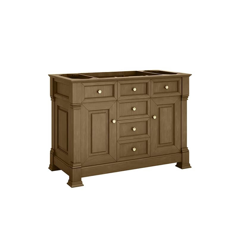 James Martin Brookfield 48" Single Vanity in Honey Oak Cabinet Only