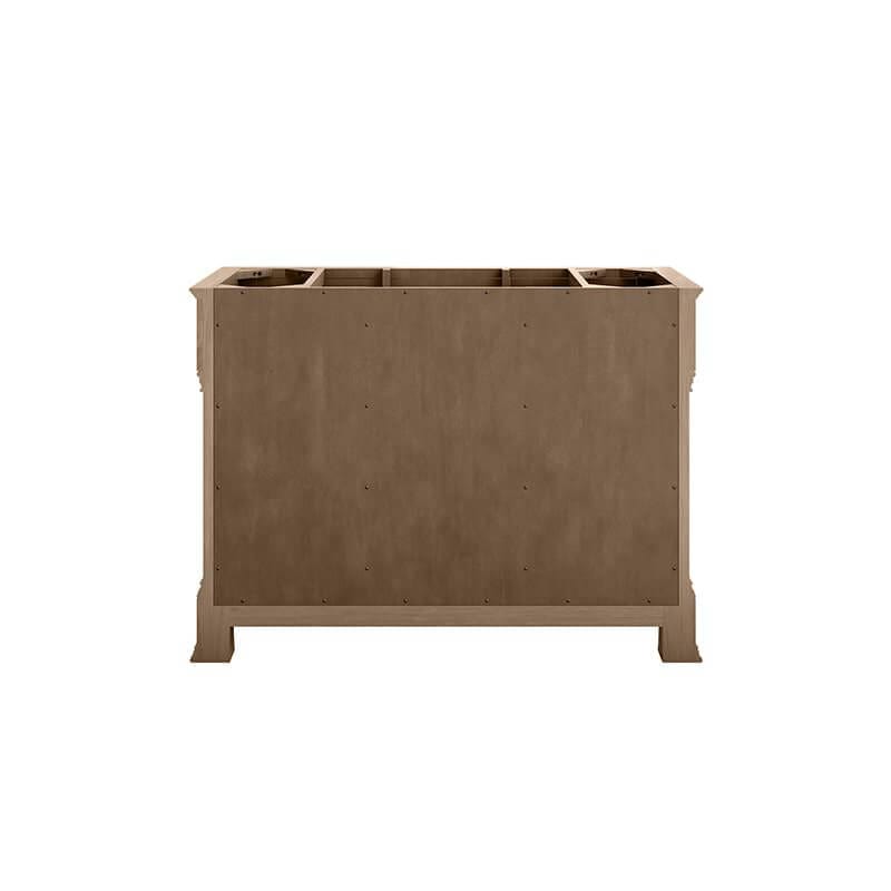 James Martin Brookfield 48" Single Vanity in Pecan Back View