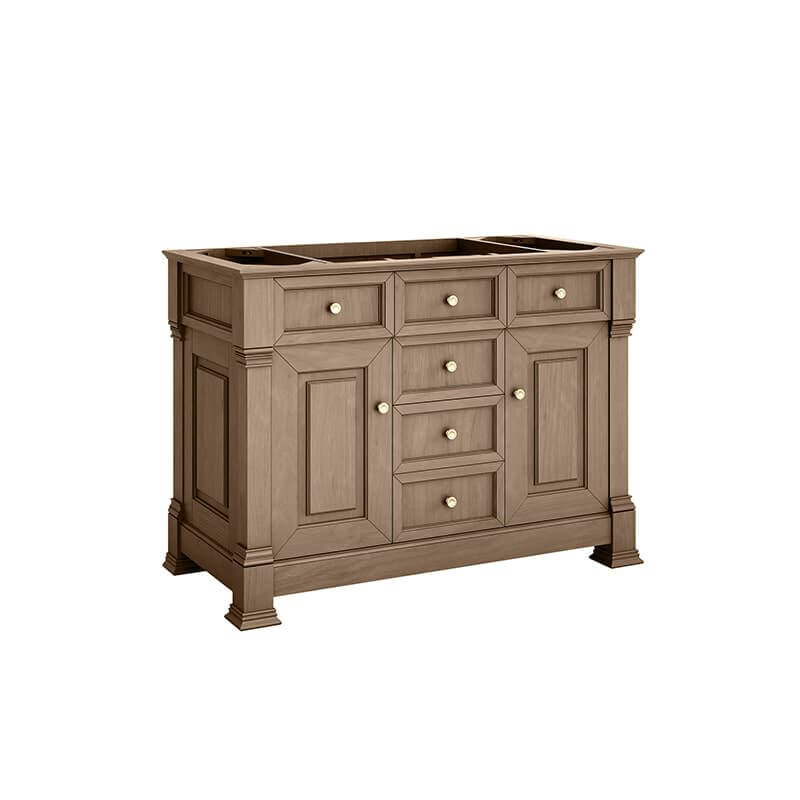 James Martin Brookfield 48" Single Vanity in Pecan Cabinet Only