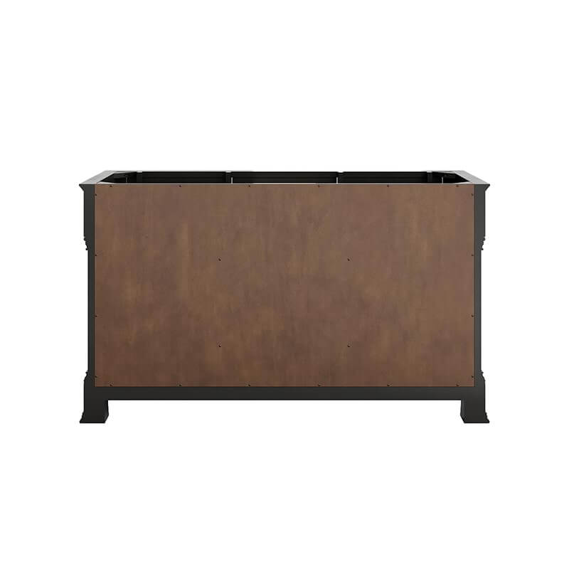 James Martin Brookfield 60 Inch Double Vanity Black Onyx Back View