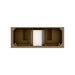 James Martin Brookfield 60 Inch Double Vanity Honey Oak Top View