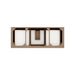 James Martin Brookfield 60 Inch Single Vanity Pecan Top View