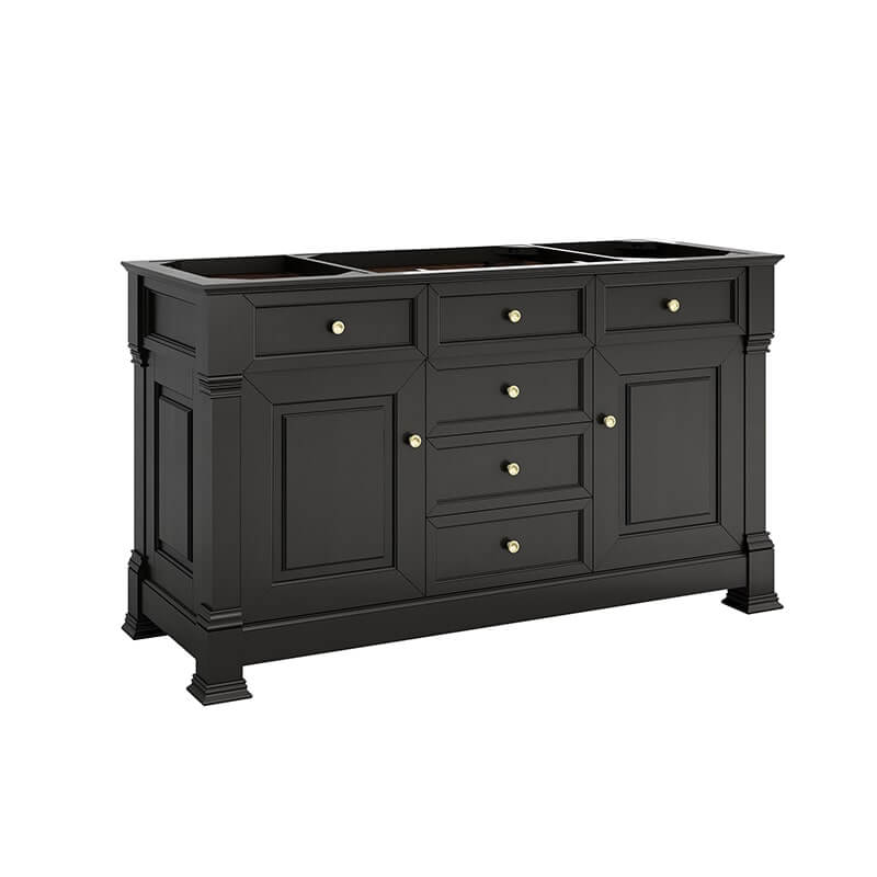 James Martin Brookfield 60" Single Vanity Black Onyx Cabinet Only