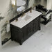 James Martin Brookfield 60" Single Vanity Black Onyx With Ethereal Noctis Silestone Top