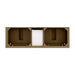 James Martin Brookfield 72" Double Vanity Honey Oak Top View
