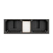 James Martin Brookfield 72 Inch Double Vanity Black Onyx Top View