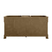 James Martin Brookfield 72 Inch Double Vanity Honey Oak Back View
