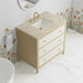 James Martin Celeste 36" Single Vanity in Sunwashed Oak With Embossed Shagreen With Tajnar Eclos Top