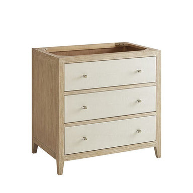 James Martin Celeste 36" Single Vanity Sunwashed Oak With Embossed Shagreen Cabinet Only