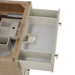 James Martin Celeste 36" Single Vanity Sunwashed Oak With Embossed Shagreen Drawer Boxes