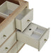 James Martin Celeste 48 Inch Single Vanity in Sunwashed Oak With Embossed Shagreen With Eight Drawers