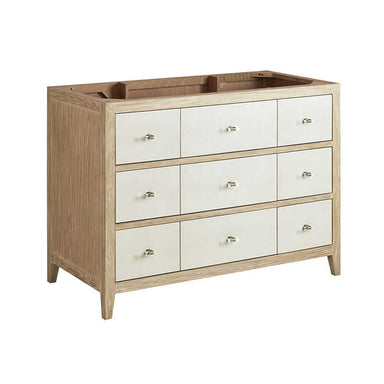 James Martin Celeste 48" Single Vanity in Sunwashed Oak With Embossed Shagreen Cabinet Only