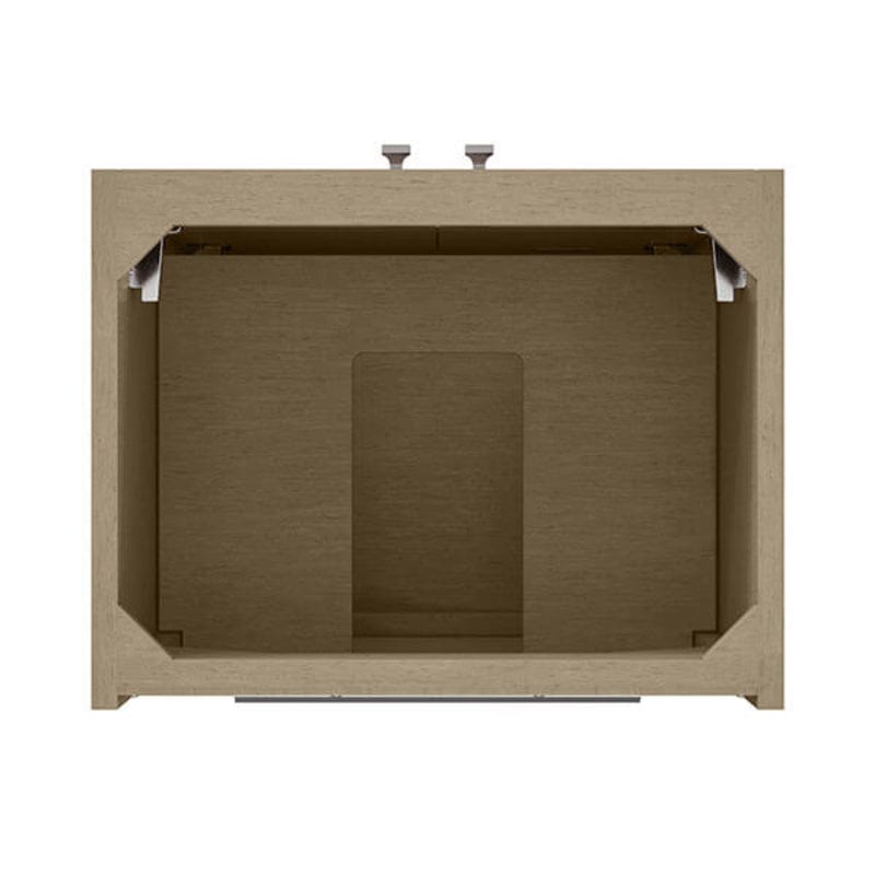 James Martin Chianti 20 Inch Single Vanity Walnut Whisper Top View