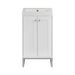 James Martin Chianti 20 Single Vanity Glossy White With White Glossy Composite Stone Top