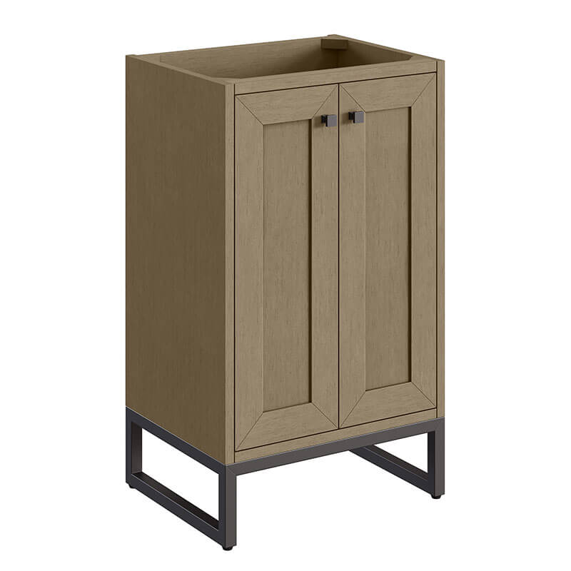 James Martin Chianti 20" Single Vanity Walnut Whisper Matte Black
