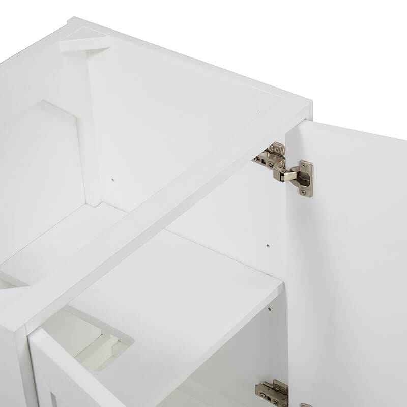 James Martin Chianti 24 Inch Single Vanity Glossy White Hinges