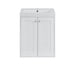 James Martin Chianti 24 Inch Single Vanity Glossy White With White Glossy Composite Stone Top