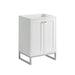 James Martin Chianti 24 Single Vanity Glossy White Brushed Nickel