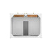 James Martin Chicago 30 Inch Single Vanity in Glossy White Top View