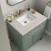 James Martin Chicago 30 Inch Single Vanity in Smokey Celadon With Siberian Silestone Top