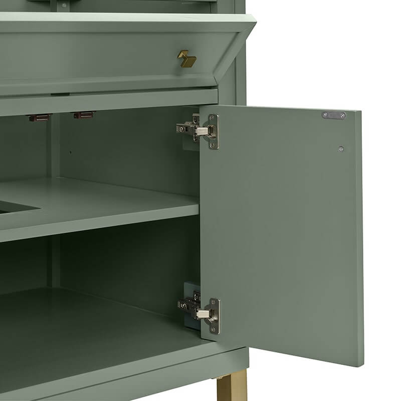 James Martin Chicago 30" Single Vanity in Smokey Celadon Drawer Door