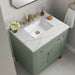 James Martin Chicago 30" Single Vanity in Smokey Celadon With Ethereal Noctis Silestone Top